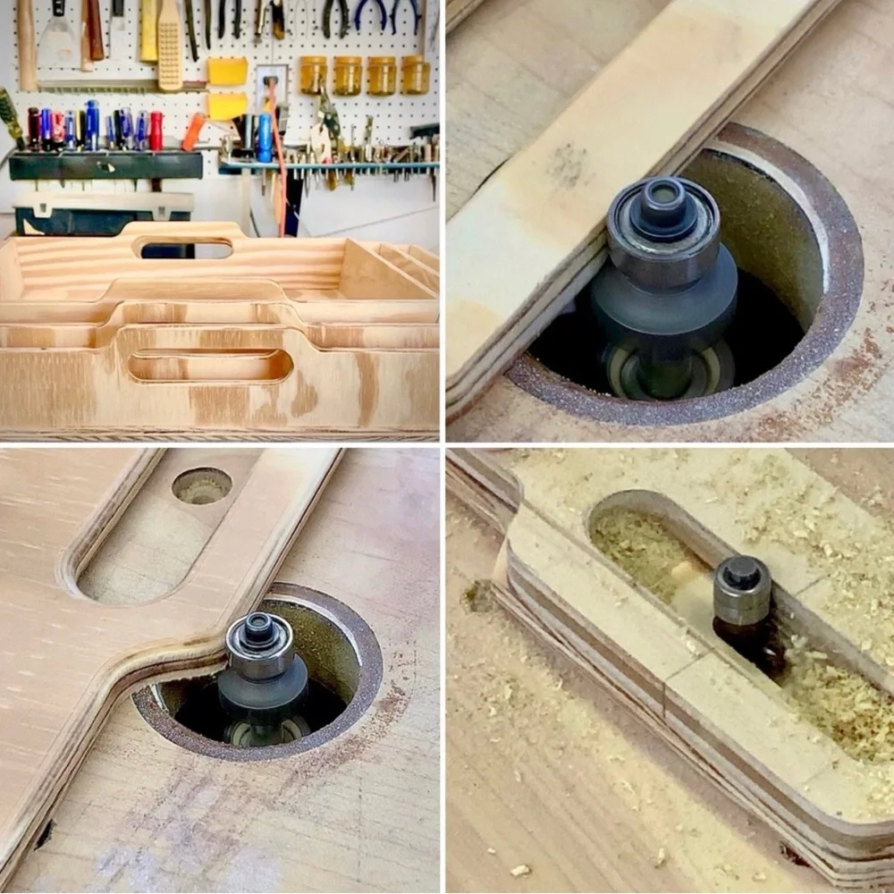 DIY Handmade Tray Pinewood Unfinished Handles Rectangular Rustic - Picture 13 of 14